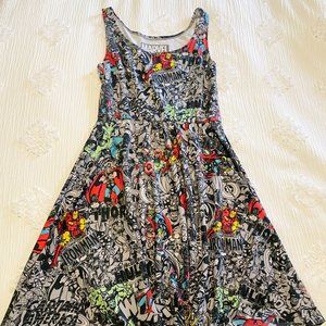 Marvel Comics Fit and Flare Dress